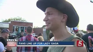 Lady Gaga Greets Fans Before Dive Bar Show