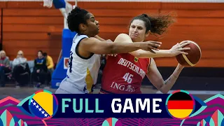 Bosnia and Herzegovina v Germany | Full Basketball Game | FIBA Women's EuroBasket 2023 Qualifiers