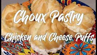 Choux Pastry (Chicken and Cheese Puffs)