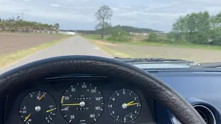 Another Mercedes W123 300D acceleration test (0-130 kph)