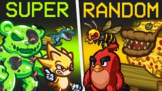 RANDOM ROLES vs SUPER IMPOSTER in Among Us (custom mod)