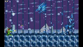 Jazz Jackrabbit 2 - Frozen Knight Jailer Boss Fight