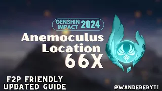 All 66 Anemoculus Locations | Genshin Impact - UPDATED Best Routes Revealed (2024 Edition)!