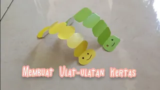 Tutorial Cara Membuat Ulat-ulatan Kertas lucu 🐛 | How to make cute paper worm