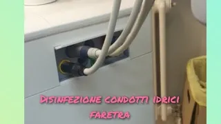 Disinfezione condotti idrici faretra