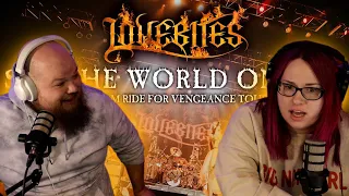 wasn't expecting that! | LOVEBITES - "SET THE WORLD ON FIRE" Live Ride For Vengeance (REACTION)