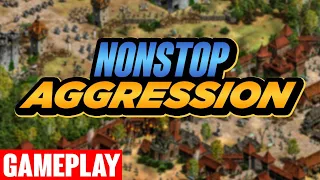Making It Look EASY With NON-STOP Aggression | AoE2