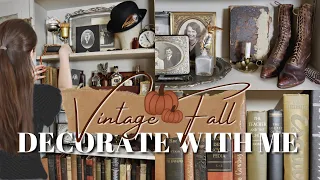 2022 FALL DECORATE WITH ME! 🍂🕯| Fall Decorating Ideas | Vintage Home Decor | Moody Halloween