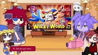 TADC React To The Amazing Digital Circus Music Video "Wacky World" + Memes II Naomi 🐰