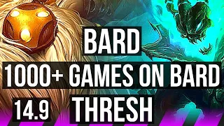 BARD & Nilah vs THRESH & Jinx (SUP) | 2/1/21, 1000+ games | NA Diamond | 14.9