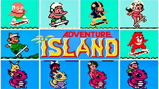 🏝Adventure Island🏝Best NES Hacks|10th one is a licensed hack|HD|60FPS