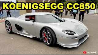 NEW Koenigsegg CC850 Cold Starts, Driving & Revs Exhaust Sound! FIRST LOOK World Unveiling