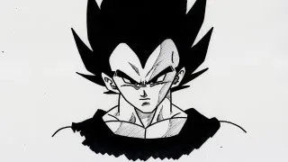 No.630 HOW TO DRAW VEGETA ベジータ