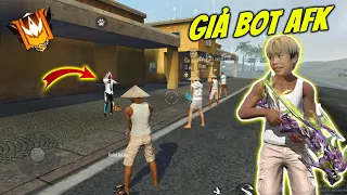 FREE FIRE | Giả Bot AFK “ Chấp 3 Trận “ Kelly Chơi Lớn , Không Kĩ Năng Nhân Vật Rank Cao Thủ 65 Sao?