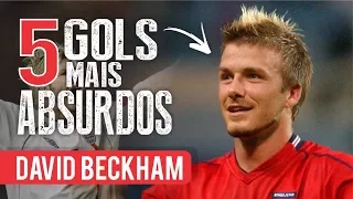 Os 5 GOLS mais ABSURDOS de DAVID BECKHAM