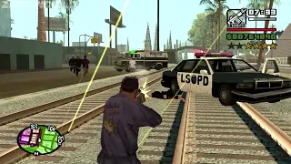 Turf Wars (Gang Wars) with a 4 Star Wanted Level - GTA San Andreas
