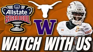 Watch With Us! | Texas vs Washington | Sugar Bowl