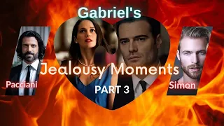 #Gabriel & #Julia - Jealousy 🔥💗 Moments part 3 | #Simon & #ProfessorPacciani