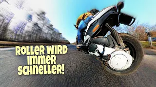 Roller wird mit der Zeit immer schneller obwohl kein Tuning - Roller zu schnell - Warum und was tun?