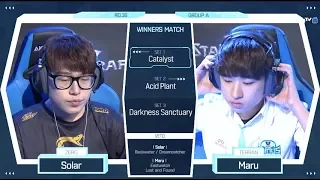 [2018 GSL Season 2] Code S Ro.16 Group A Match3 Maru vs Solar