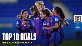 The Top 10 Goals From Matchday 6 Of The 2021-22 UEFA Women's Champions League