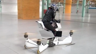 Russian hoverbike speeds up to 50 km/h