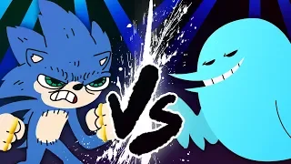 SONIC MOVIE TRAILER vs TWITTER | Animated Smackdown Parody