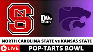 NORTH CAROLINA STATE VS KANSAS STATE LIVE - NCAAF Pop-Tarts Bowl Game Score Dec 28, 2023