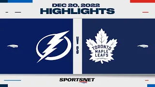 NHL Highlights | Lightning vs. Maple Leafs - December 20, 2022