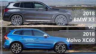 2018 BMW X3 vs 2018 Volvo XC60 (technical comparison)