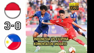 INDONESIA VS FILIPINA KOMENTATOR INGGRIS #timnas #timnasindonesia #seagames2023