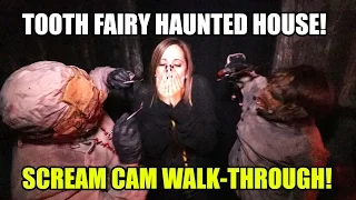 Tooth Fairy Haunted House Scream Cam Walkthrough POV! Knotts Scary Farm