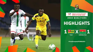 HighlightsTogo 🆚 Burkina Faso | Highlights - #TotalEnergiesAFCONQ2023 - MD4 Group B