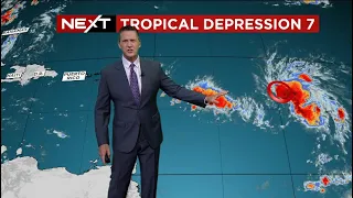 NEXT Weather - Tropical Depression 7 Forms In The Caribbean - 9/14/22