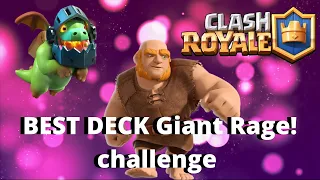 BEST DECK Giant Rage! Challenge