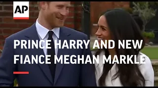 UK Royalty - Prince Harry and new fiance Meghan Markle at Kensington Palace / Prince Harry and Megha