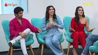 Prit Kamani, Kavya Thapar and Eisha Singh play the middle class prop game | Middle Class Love
