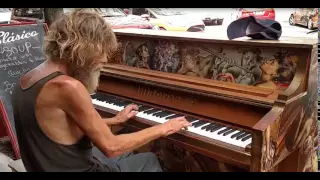 Homeless Man Plays Piano Beautifully Sarasota, FL ORIGINAL