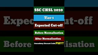 SSC CHSL 2020 Expected cut-off | Before & After normalisation|#chsl2020cut-off #sscchsl #chsl #ssc