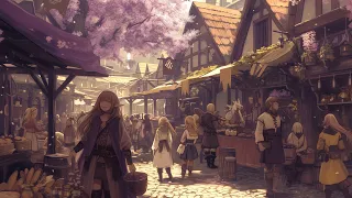 Relaxing Medieval Music - Bard/Tavern Ambience, Fantasy Market Day, Relaxing Sleep Music