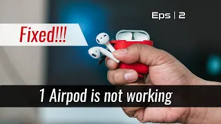 How to Fix Airpod audio 1 side is not working | 100% Solved 2020
