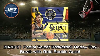 2020/21 Panini Select Basketball Hobby Box Break with Gold Rookie Auto!