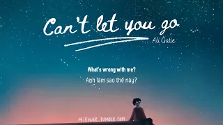 Vietsub | Can’t Let You Go - Ali Gatie | Lyrics Video