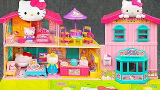 44 Minutes Satisfying with Unboxing Hello Kitty Miniature Mansion House Set ASMR | Toys Collection