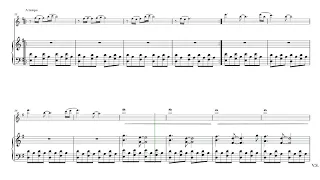 Comptine d'un autre été: l’Après Midi (Yann Tiersen) Violin and Piano // Sheet Music - Score