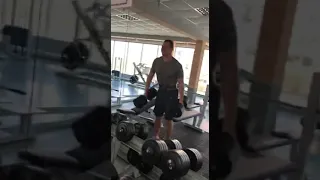 Александр Пятница. Подъём на бицепс 92 кг/biceps 92 kg