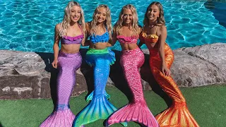 Ultimate Mermaid ACRO challenge! TWIN VS TWIN!