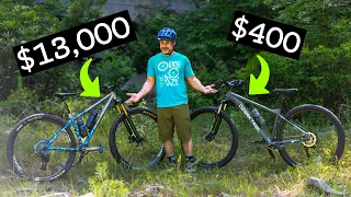 $13,000 Mountain Bike Vs. $400