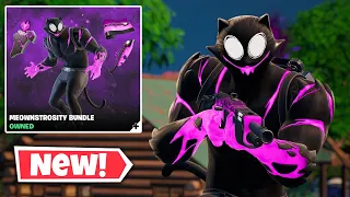 New PHANTOM MEOWSCLES Skin Gameplay in Fortnite | Meownstrosity Bundle