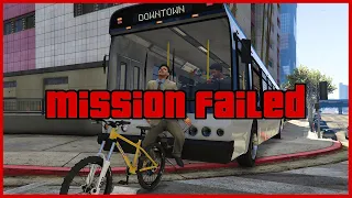 GTA 5 Ways to Fail Mission The Bus Assassination